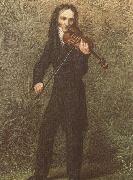 georges bizet the legendary violinist niccolo paganini in spired composers and performers France oil painting artist